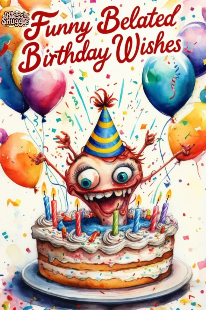 Funny Belated Birthday Wishes