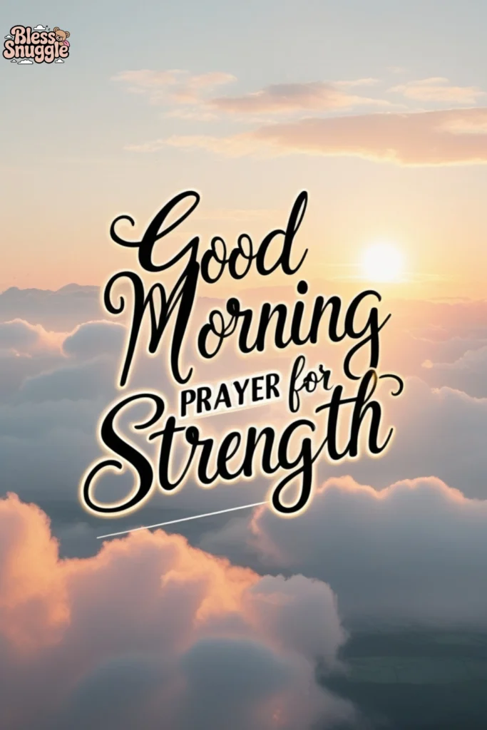 Good Morning Prayers for Strength