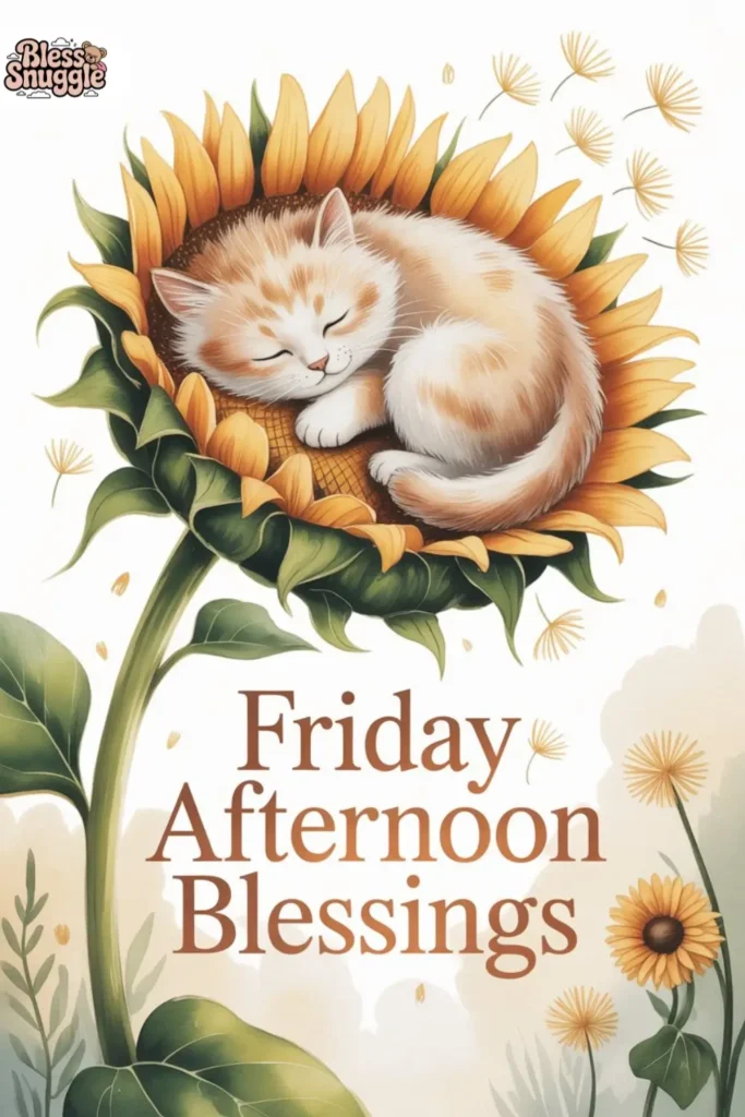 Friday Afternoon Blessings