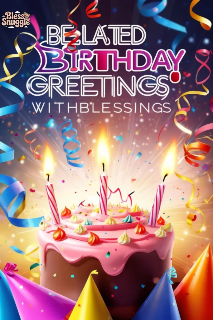 Belated Birthday Greetings With Blessings