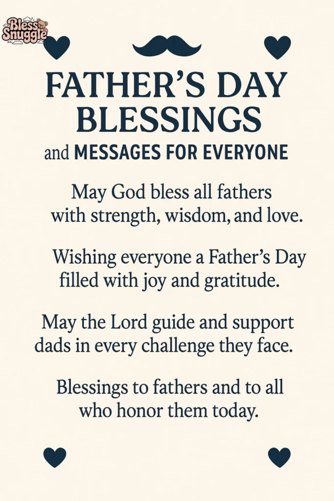 Father’s Day Blessings and Messages for Everyone