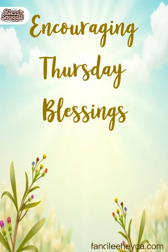 Encouraging Thursday Blessings