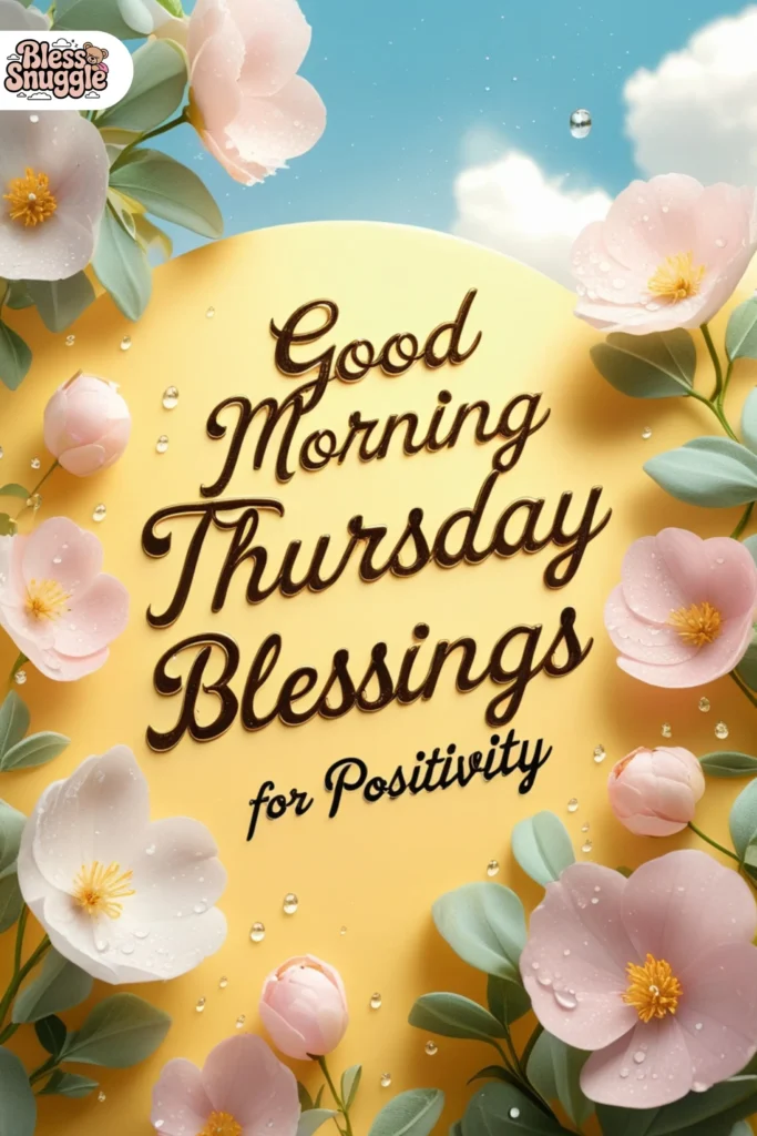 Good Morning Thursday Blessings for Positivity