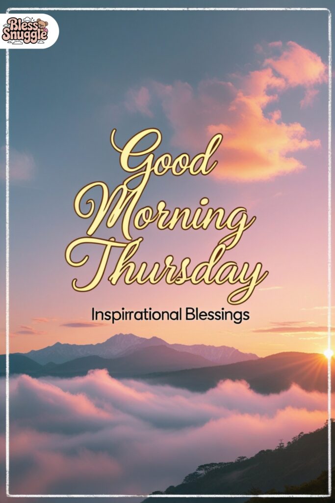 Good Morning Thursday Inspirational Blessings