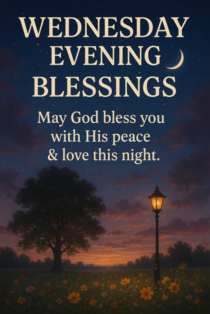 Wednesday Evening Blessings