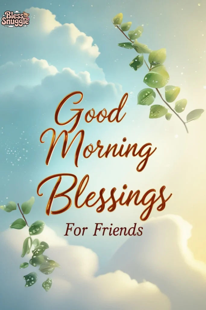 Good Morning Blessings for Friends