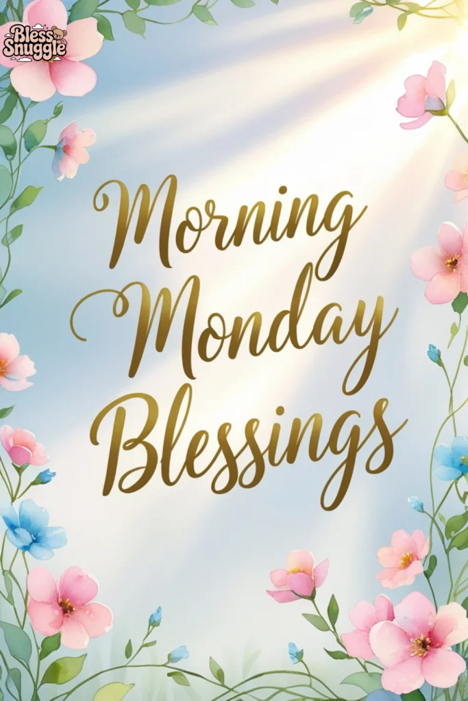 Morning Monday Blessings