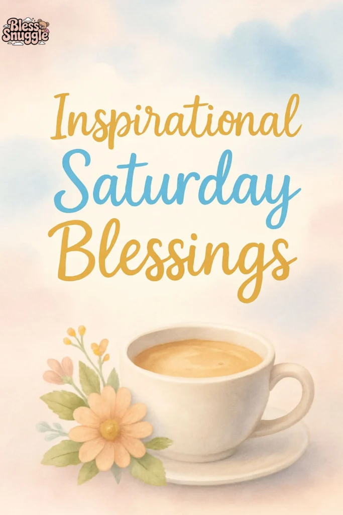 Inspirational Saturday Blessings