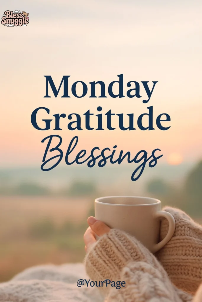 Monday Gratitude Blessings