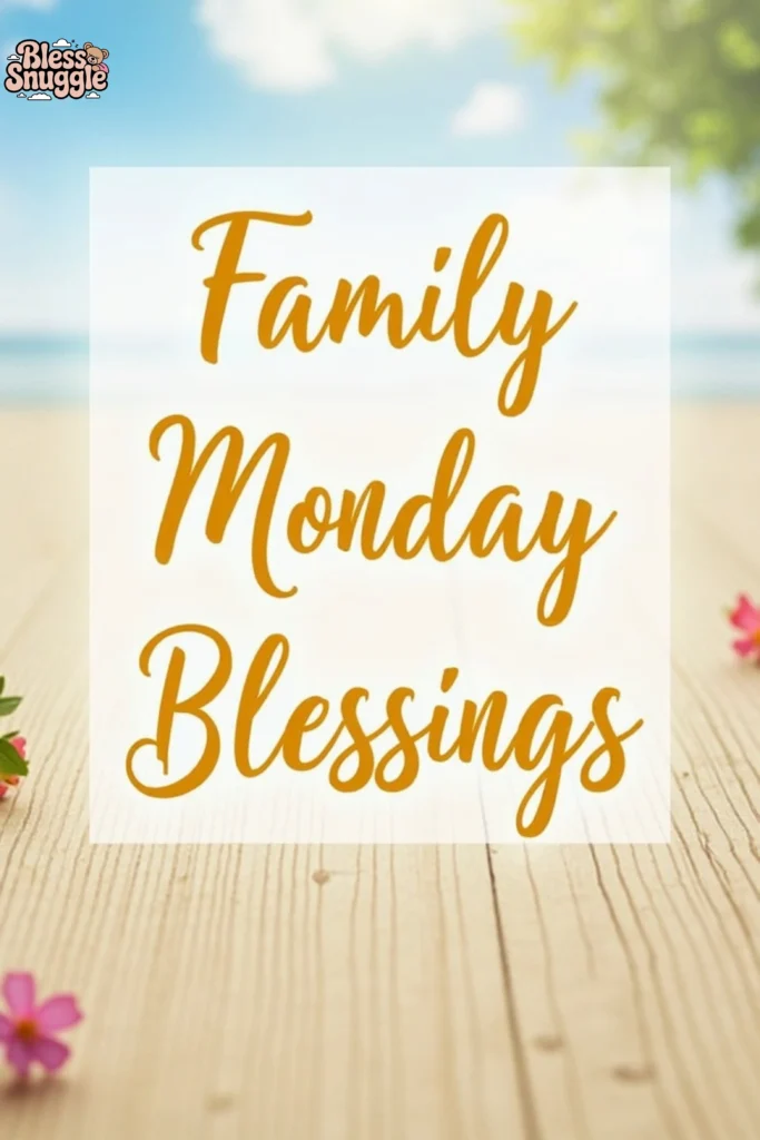 Family Monday Blessings