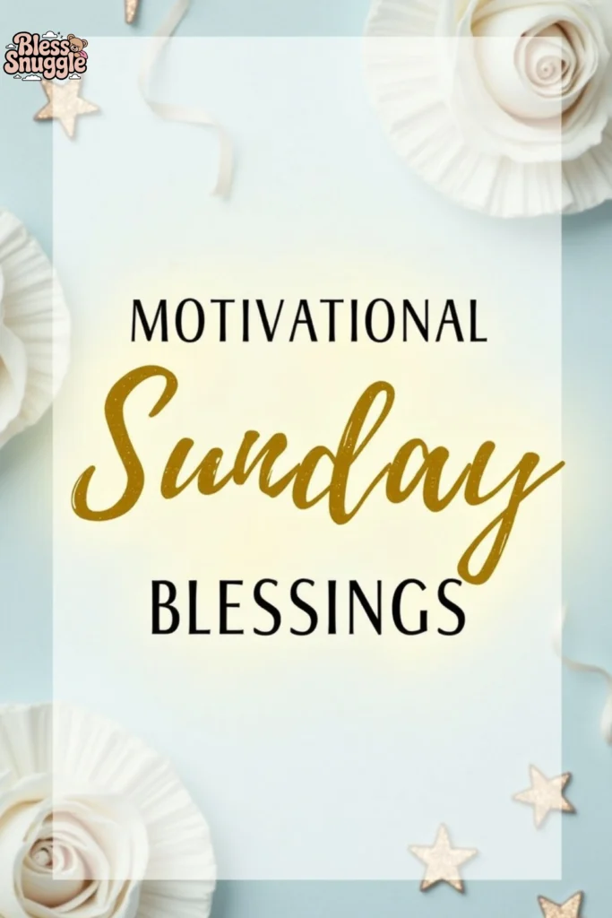 Motivational Sunday Blessings