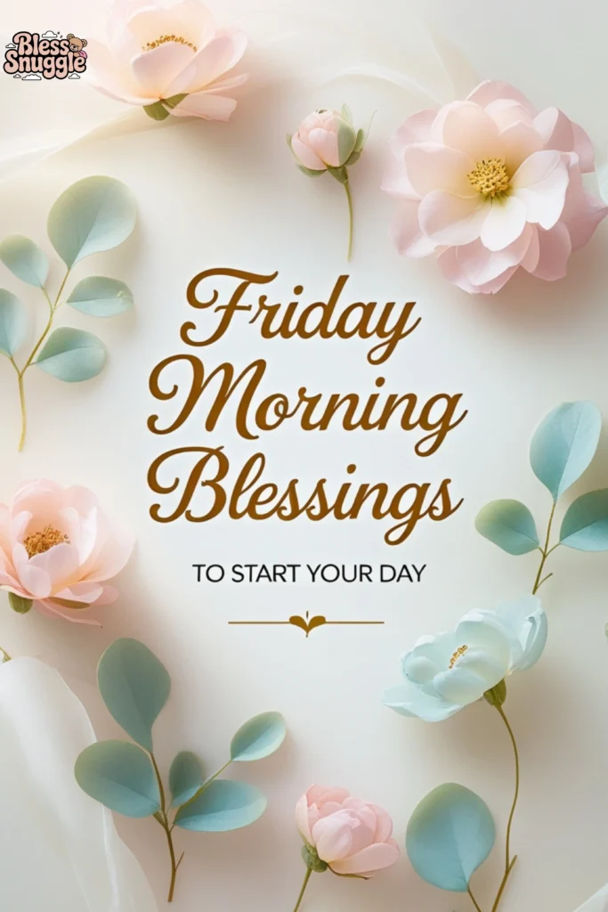Friday Morning Blessings To Start Your Day