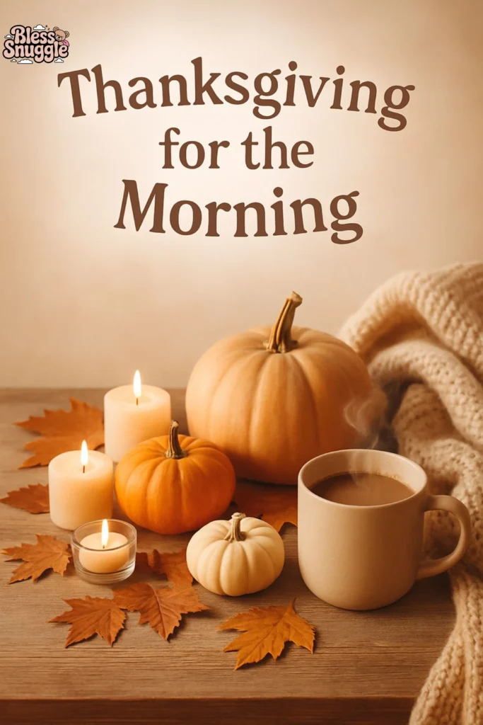 A Thanksgiving for the Morning