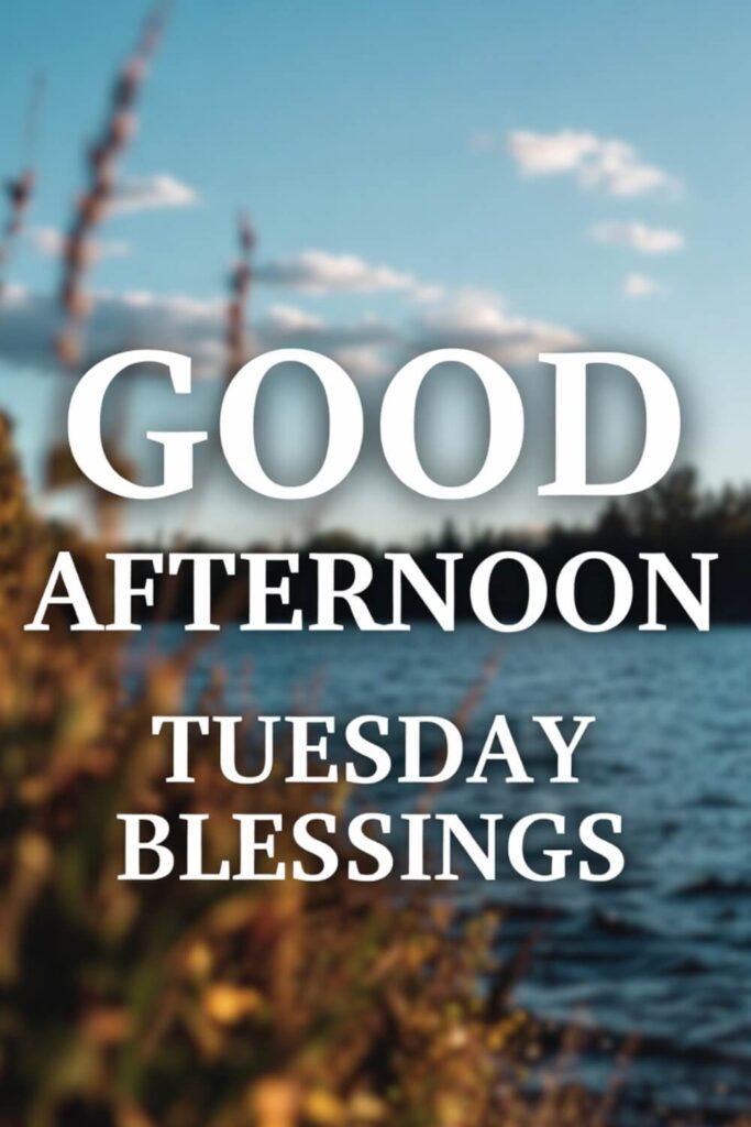 Good Afternoon Tuesday Blessings