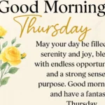 Good Morning Thursday Blessings