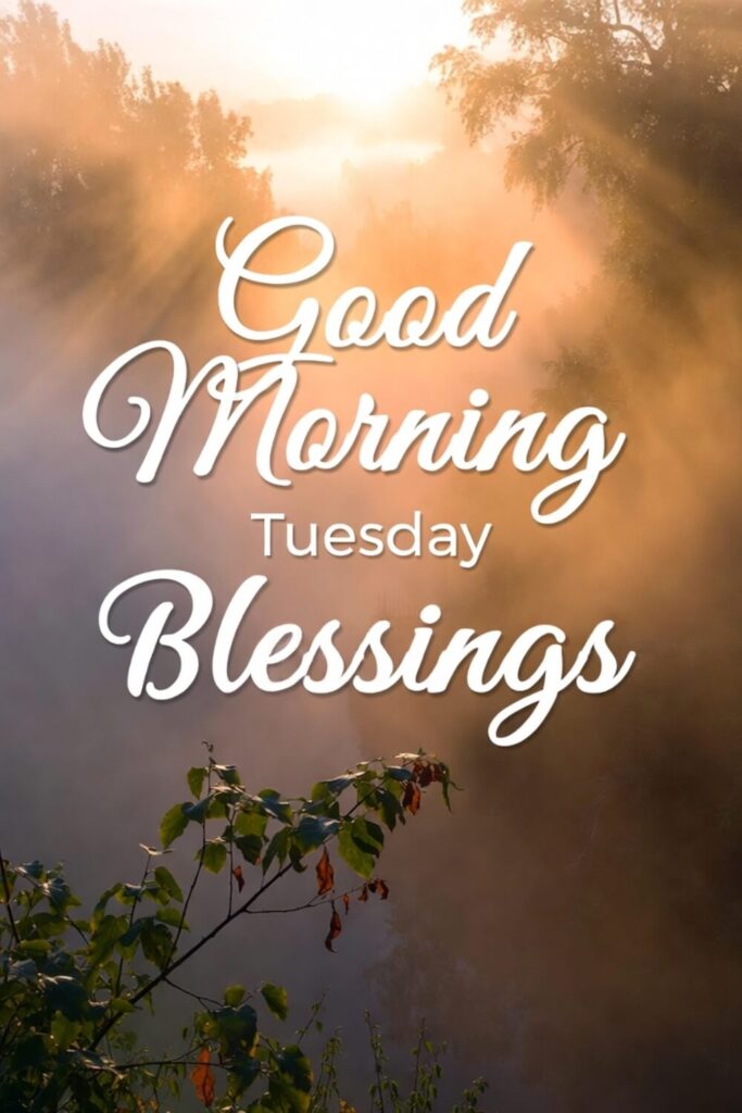 Good Morning Tuesday Blessings Quotes