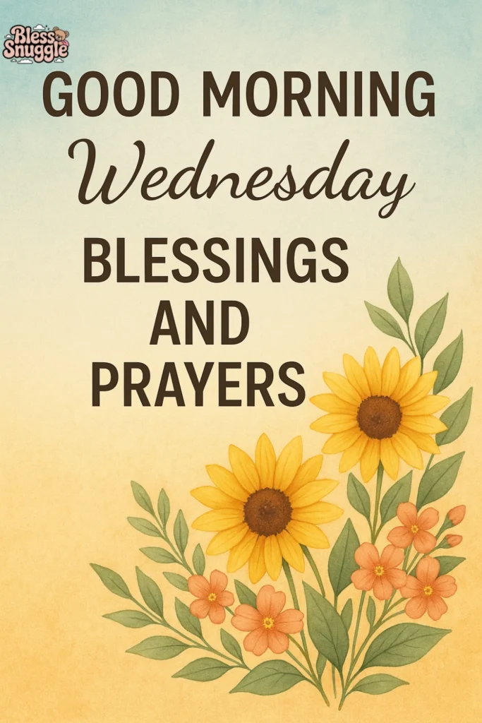 Good Morning Wednesday Blessings and Prayers