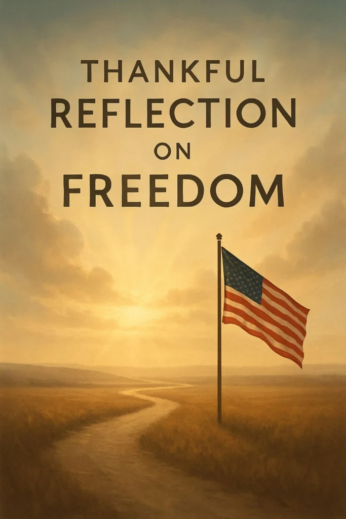 Thankful Reflection on Freedom