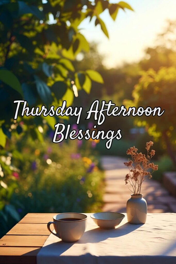 Thursday Afternoon Blessings