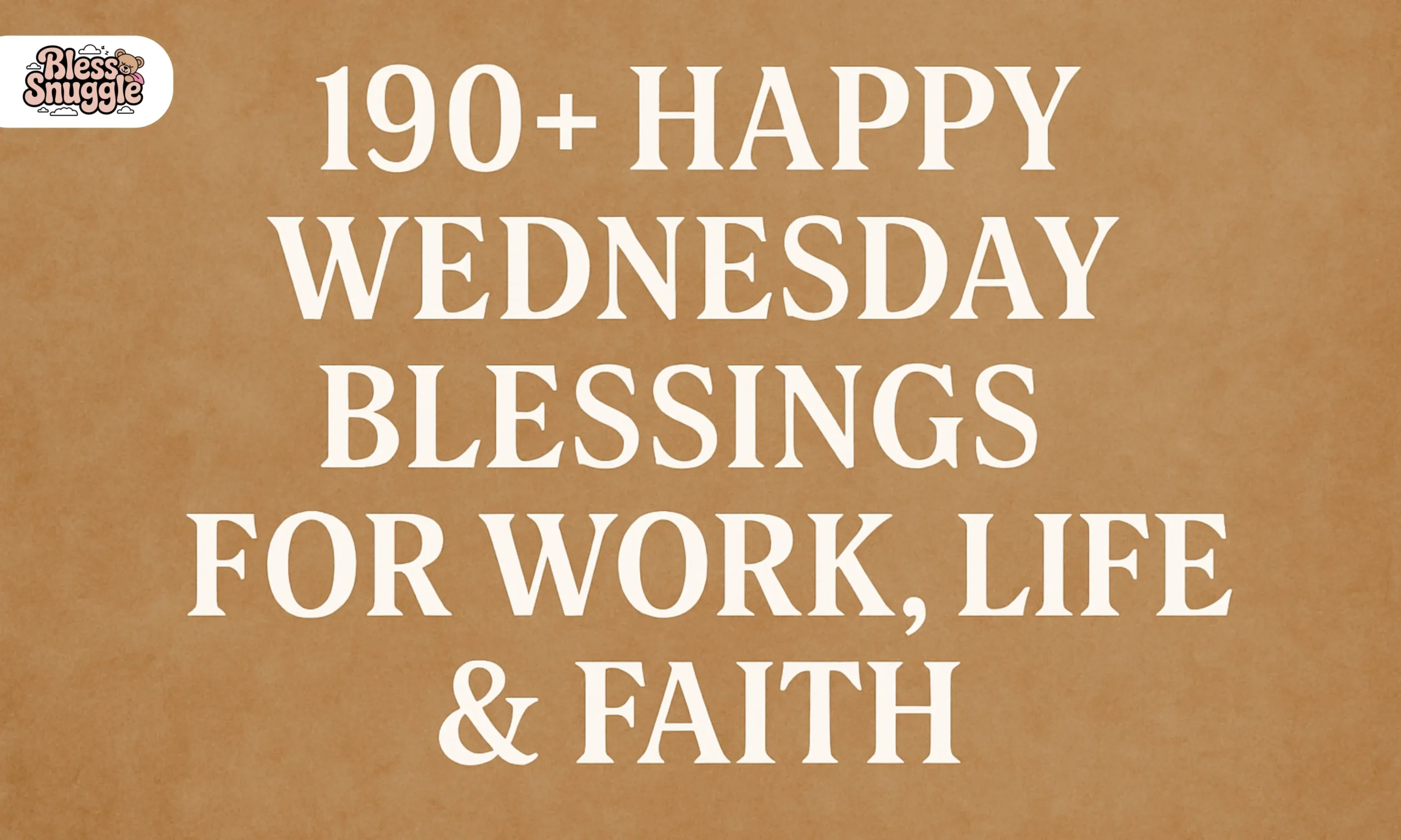 Wednesday Blessings