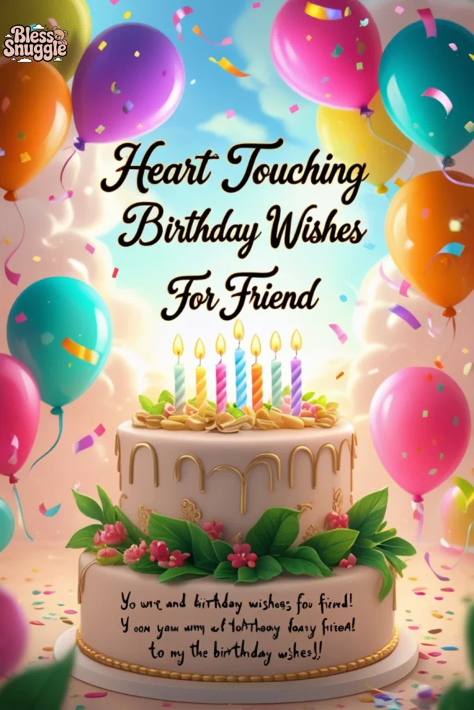 Heart Touching Birthday Wishes for Friend