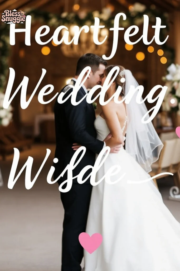 Heartfelt Wedding Wishes