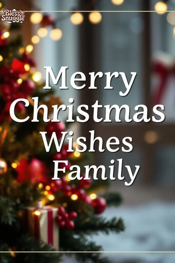 Merry Christmas Wishes for Family