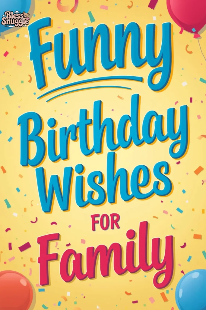 Funny Birthday Wishes for Family