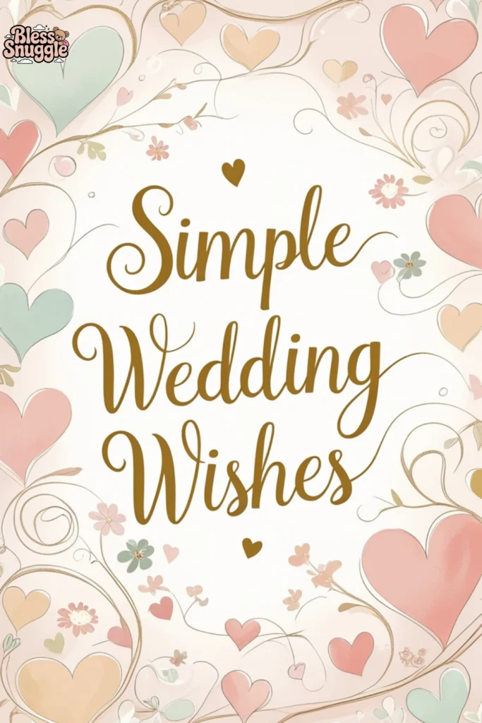 Simple Wedding Wishes