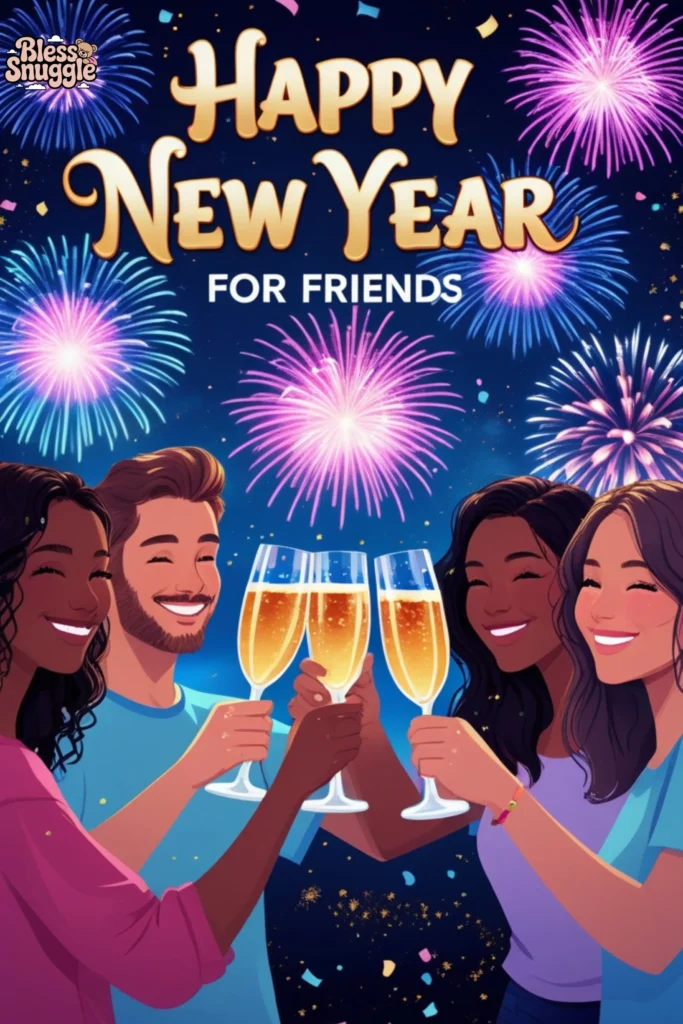 Happy New Year Wishes for Friends