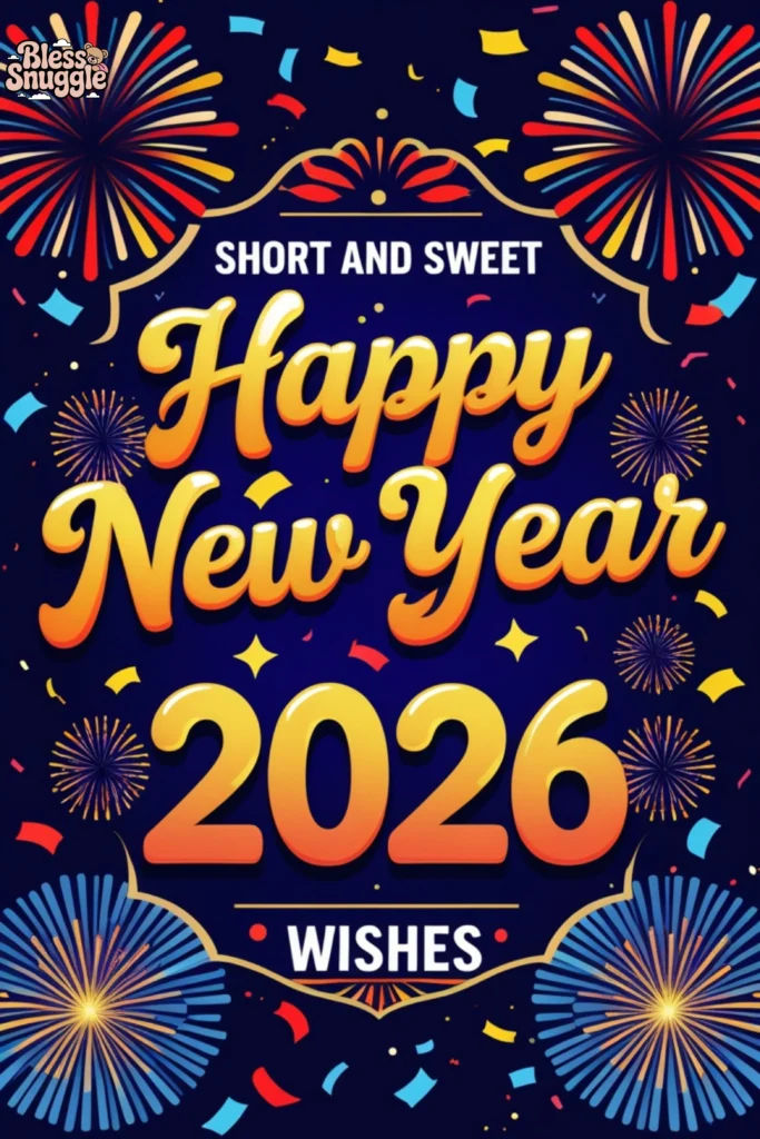 Short and Sweet Happy New Year 2026 Wishes