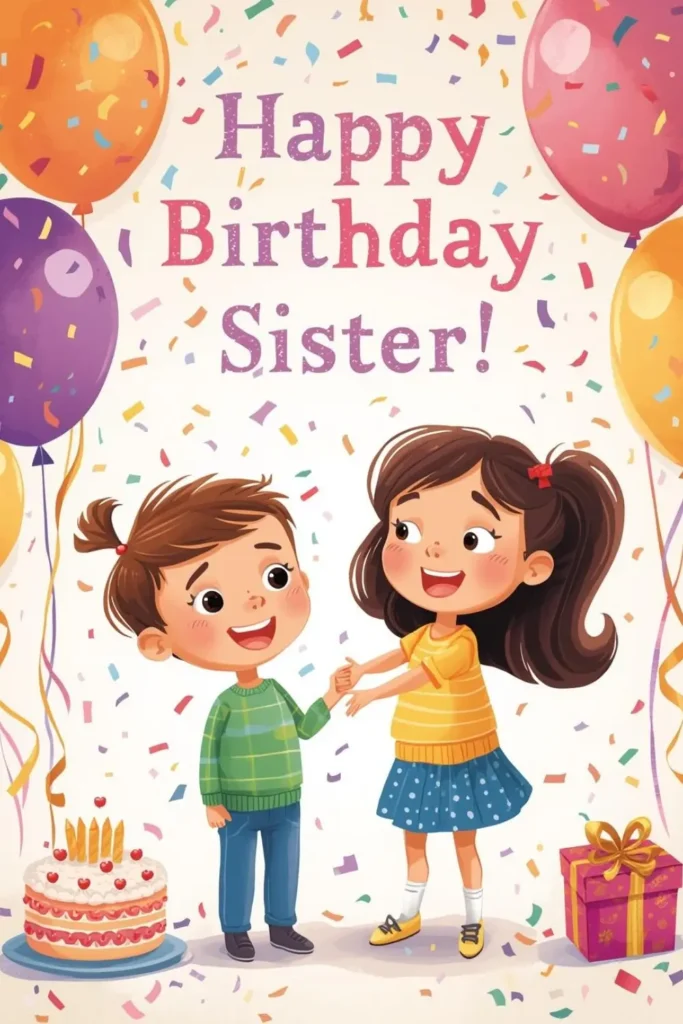 Birthday Wishes for Younger Sister