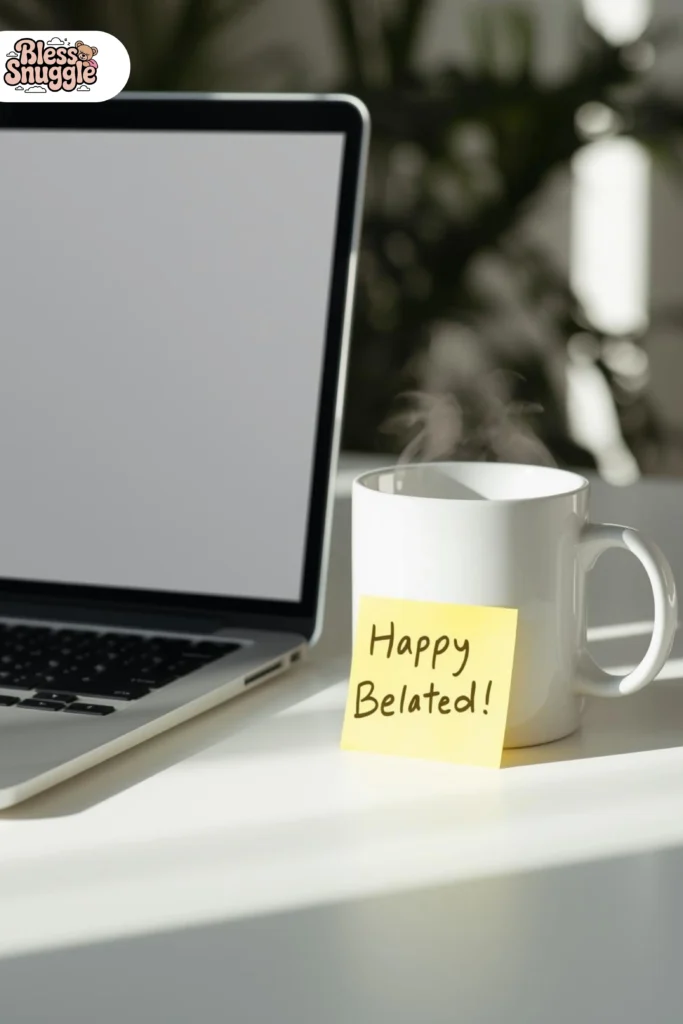 Belated Birthday Wishes for Colleagues