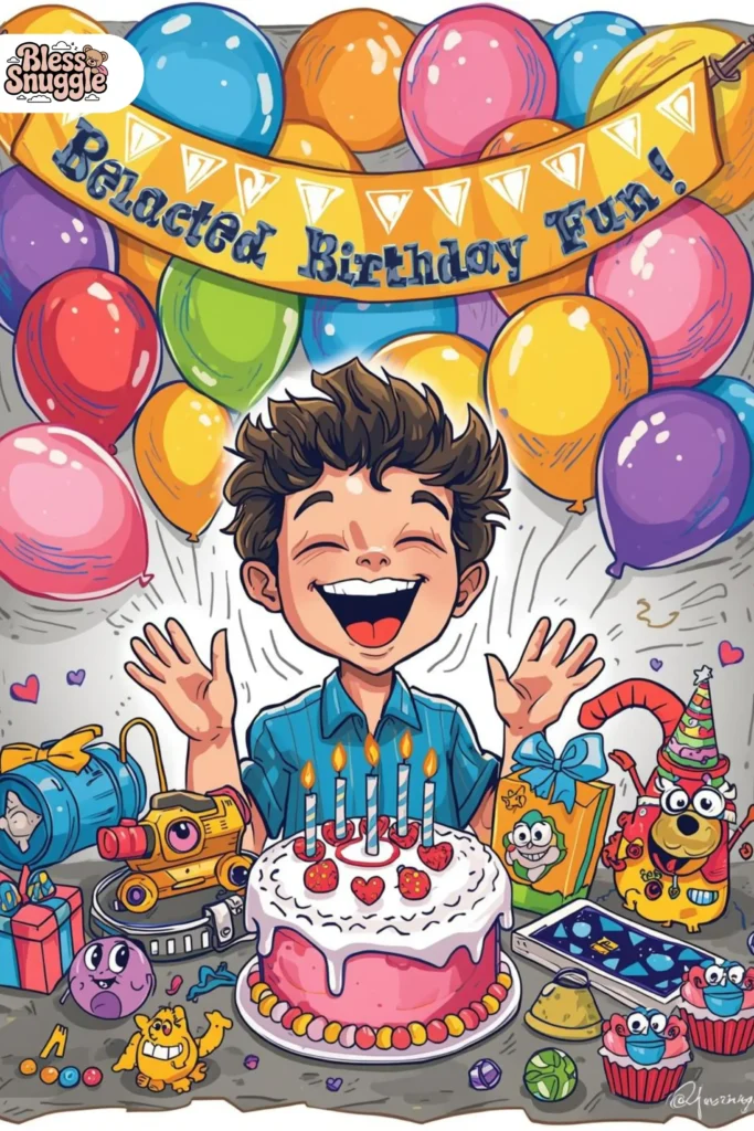 Belated Birthday Wishes for Kids