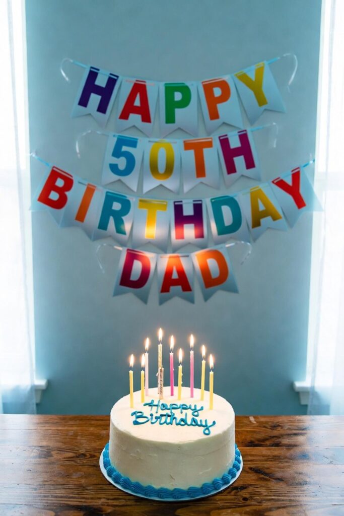 50th Birthday Wishes for Dad