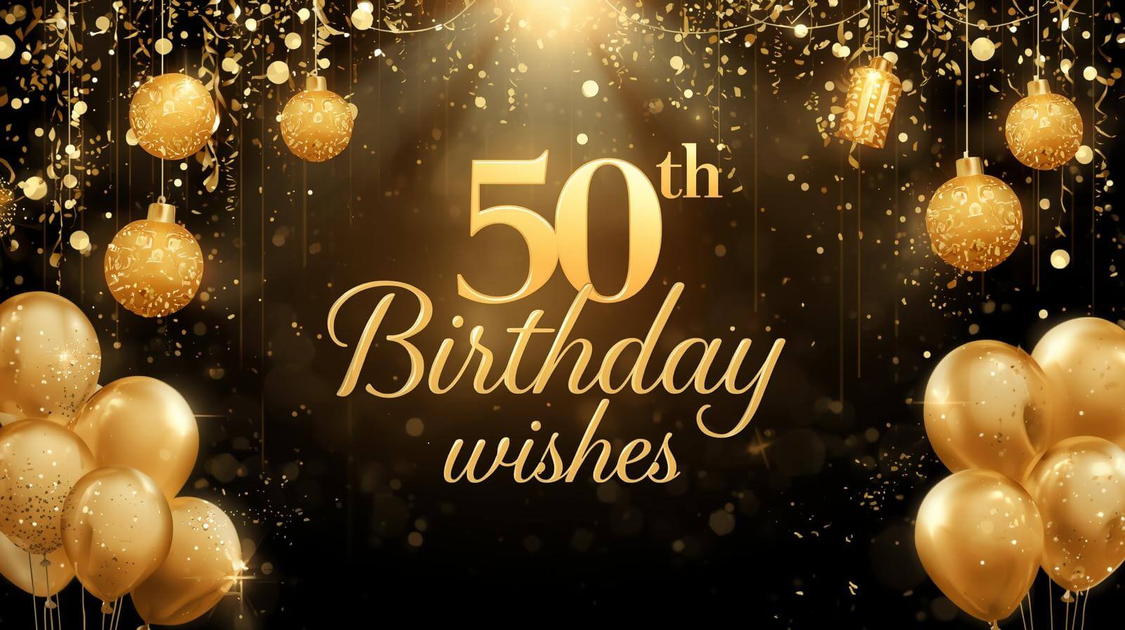 50th birthday wishes