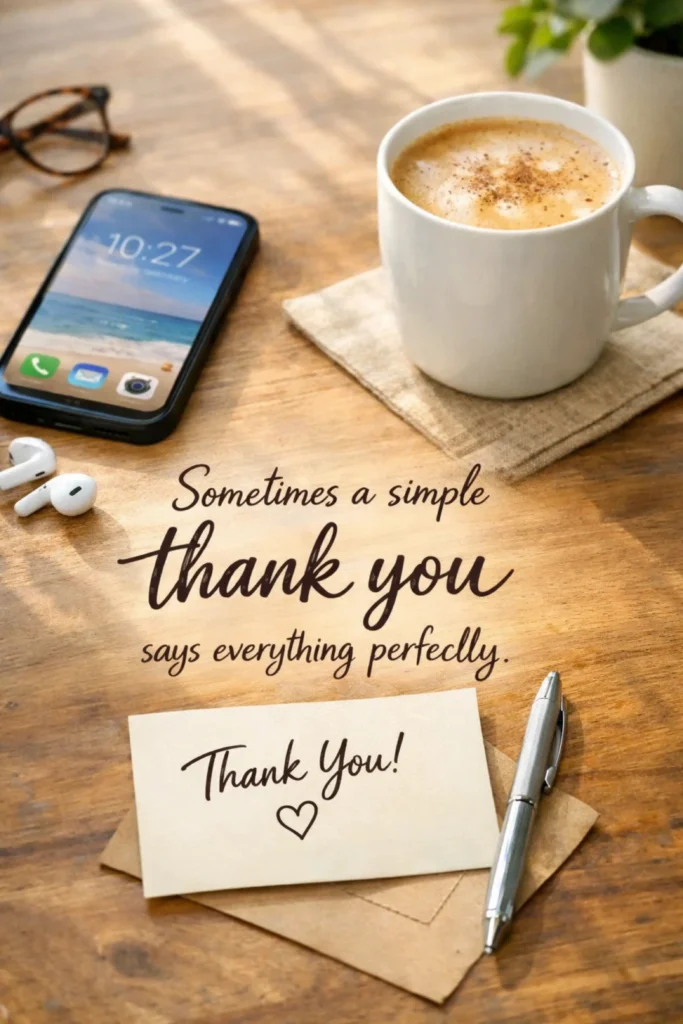 Casual Thank You Message for Money