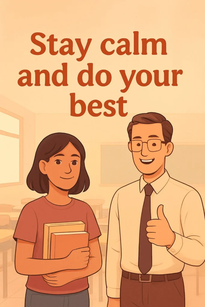 Encouraging Wishes Before Exams