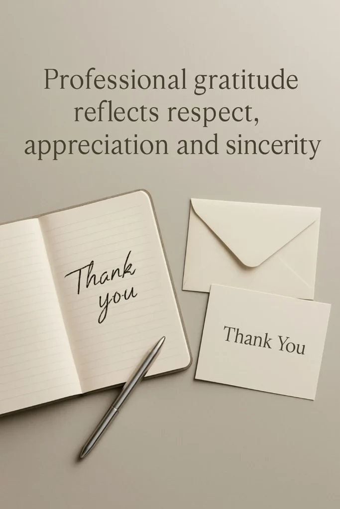 Professional Thank You Message for Money