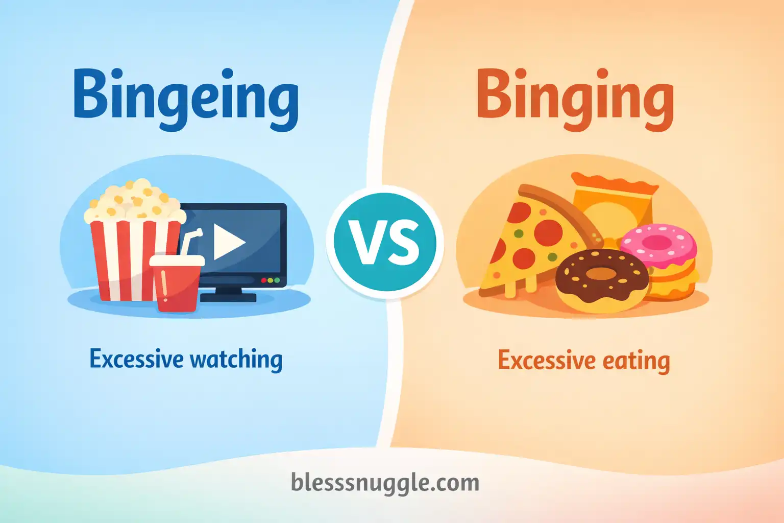 bingeing or binging