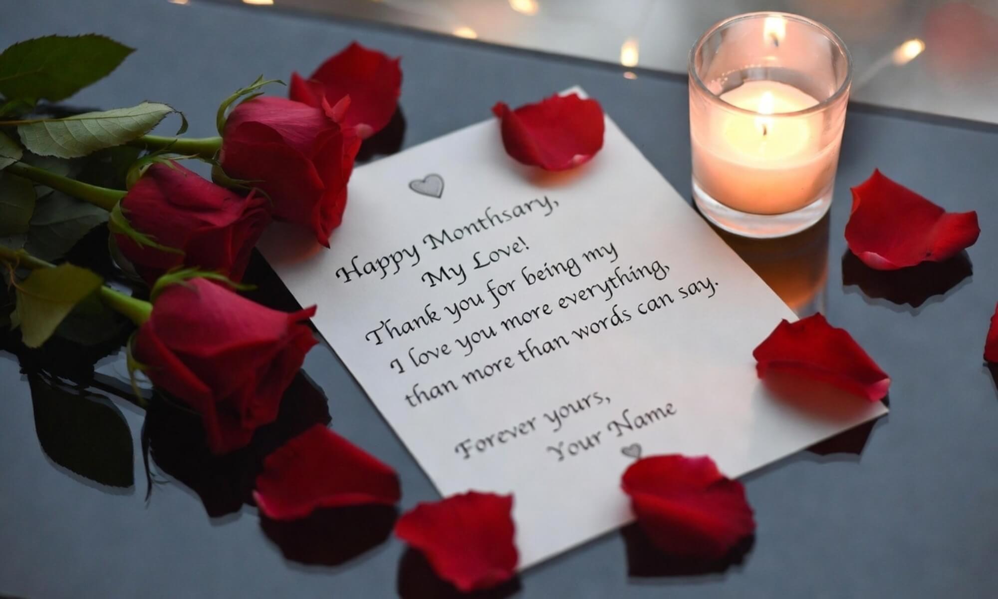 Monthsary Message For Girlfriend