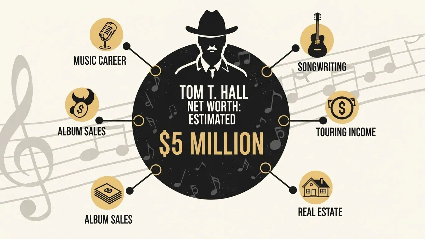 Tom t hall net worth