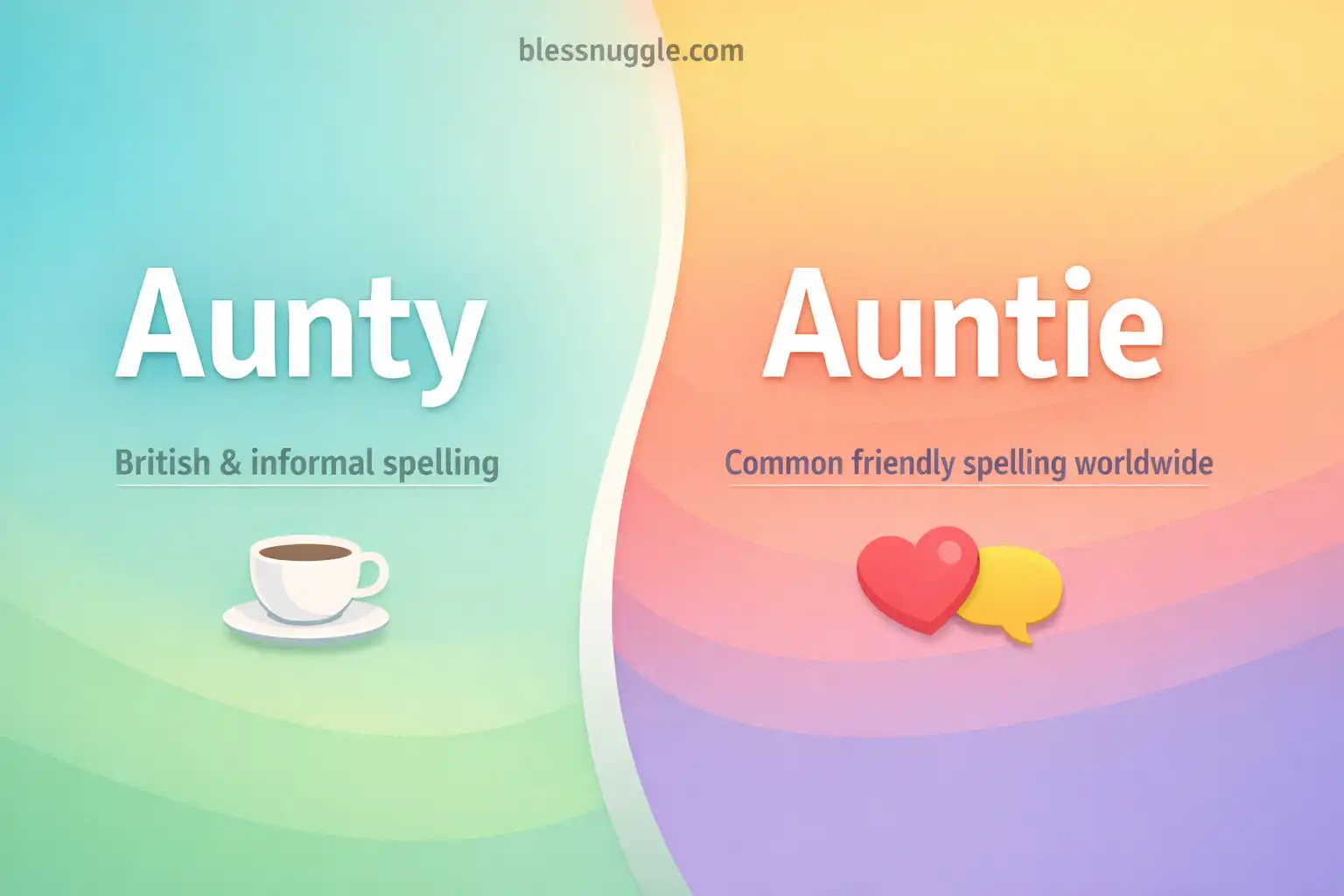 aunty or auntie