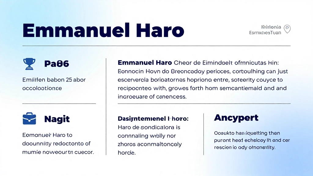 Emmanuel Haro Biography