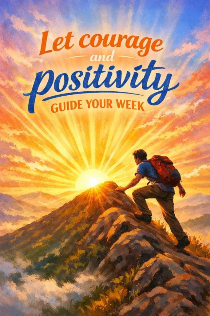 Motivational New Week Blessings