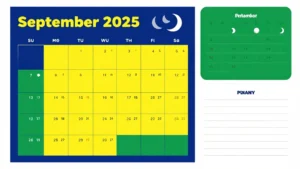 September 2025 Calendar