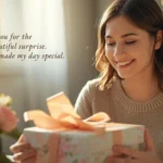 Thank You For Unexpected Gift