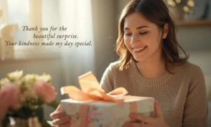 Thank You For Unexpected Gift