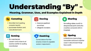 Understanding “By Meaning