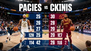 Indiana Pacers vs Cleveland Cavaliers Match Player Stats